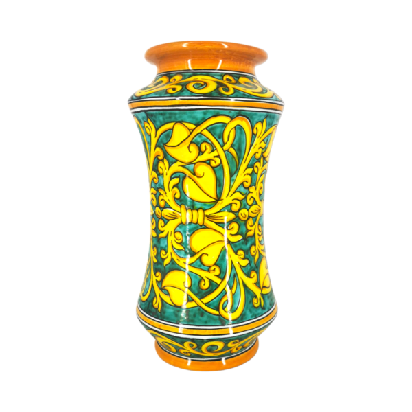 VASO FATTO A MANO IN CERAMICA SICILIANA DI CALTAGIRONE